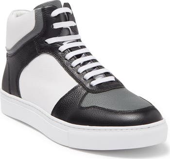 French Connection Jump Colorblock Leather High Top Sneaker (Men ...