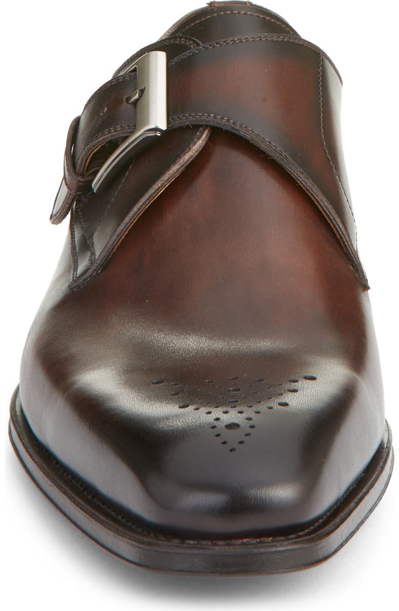 Magnanni Marco II Perforated Toe Monk Shoe, Alternate, color,