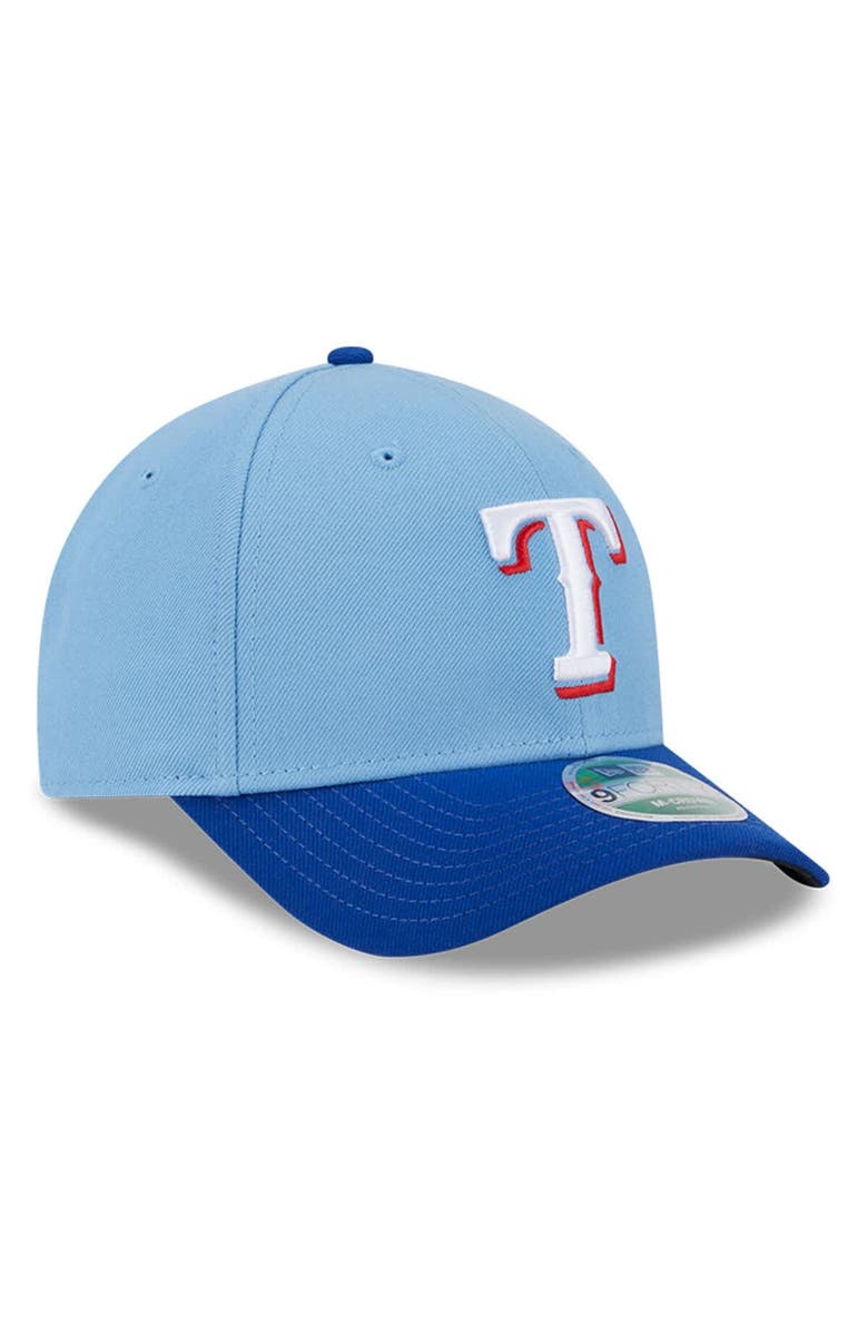 New Era Men's New Era Light Blue Texas Rangers Player Replica 9FORTY Adjustable Hat, Alternate, color, Light Blue