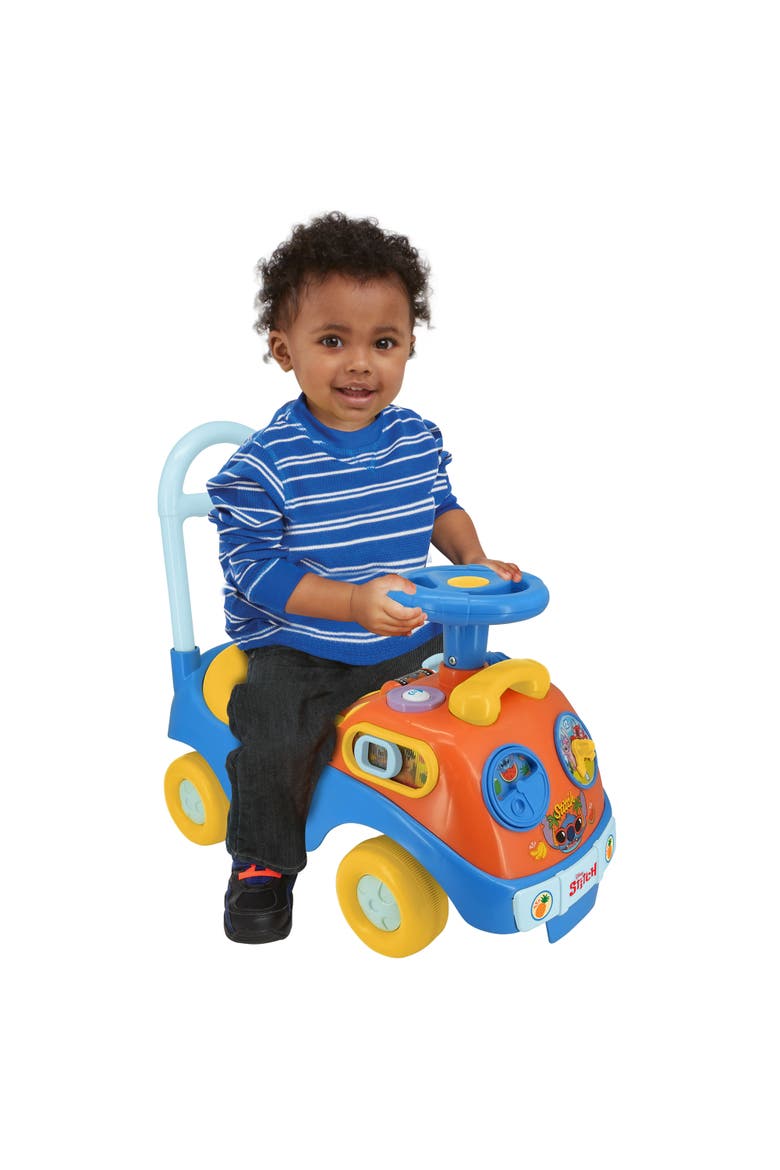 Lights N' Sounds Rideon Stitch, Disney Foottofloor Vehicle, Alternate, color, Multicolored
