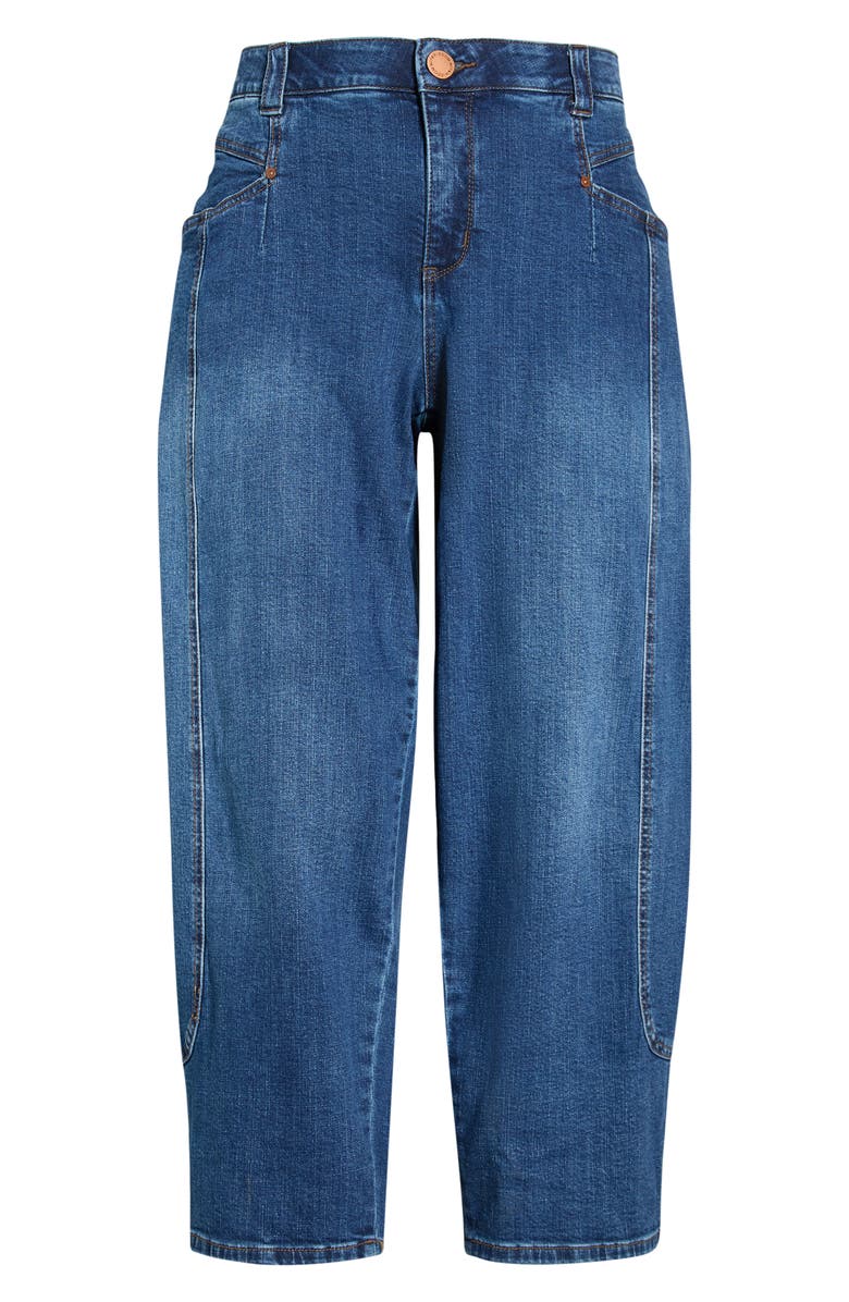 Wit & Wisdom High Waist Barely Barrel Jeans, Main, color,
