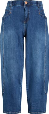 Wit & Wisdom High Waist Barely Barrel Jeans