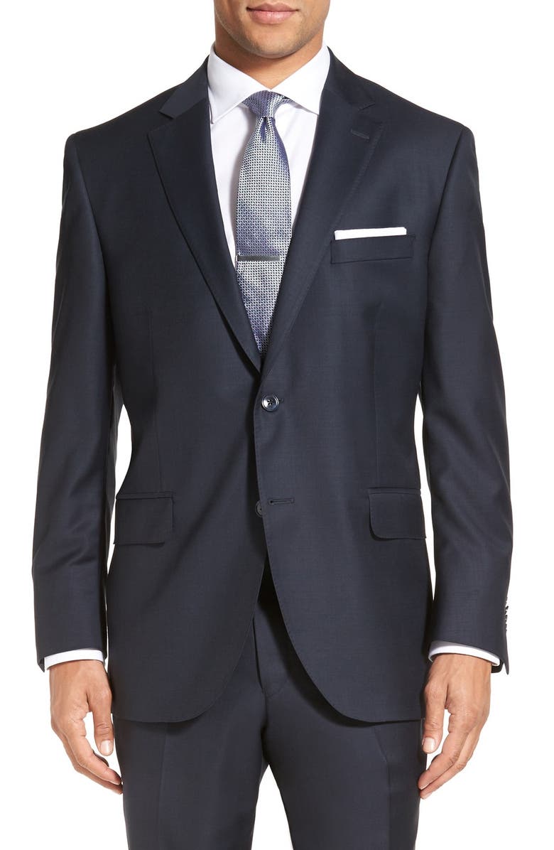 Flynn Classic Fit Solid Wool Suit