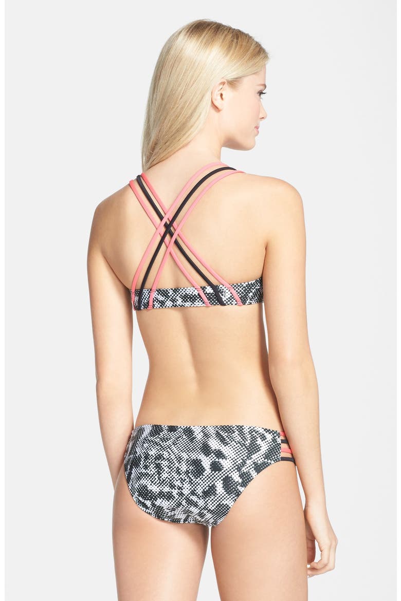 BCA 'Static Electricity' Print Bikini Top, Alternate, color, BLACK MULTI