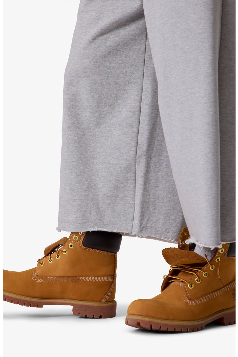 Baggy Terry Long Sweat Shorts, Alternate, color, HEATHER GREY
