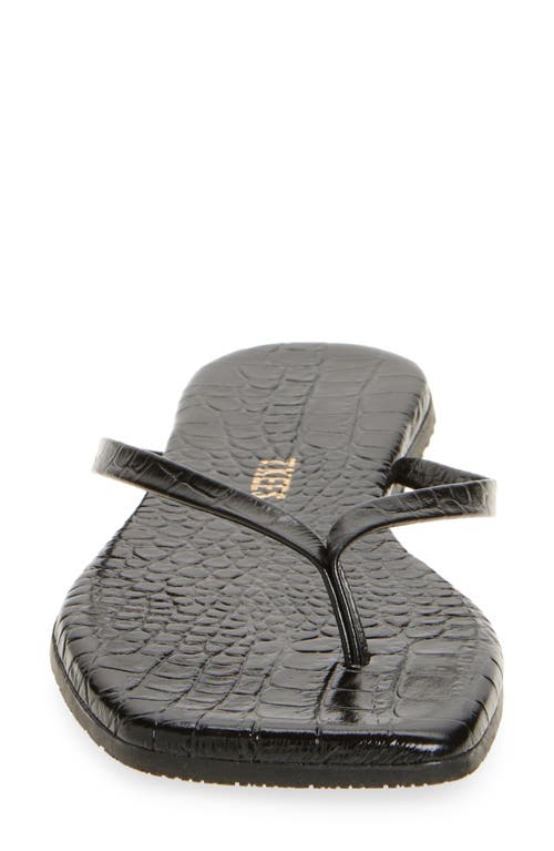 Tkees Lily Square Toe Flip Flop In Brown
