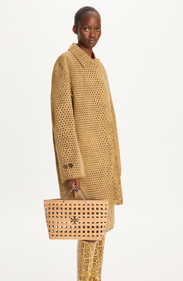 Tory Burch Ella Cork Shopping Basket Bag, Alternate, color,