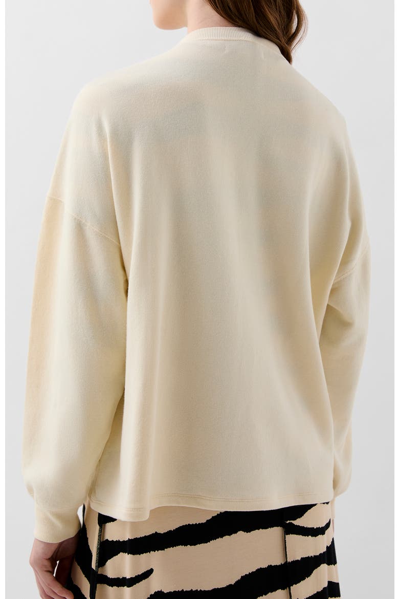 Softy Basic Sweater, Alternate, color, Ecru