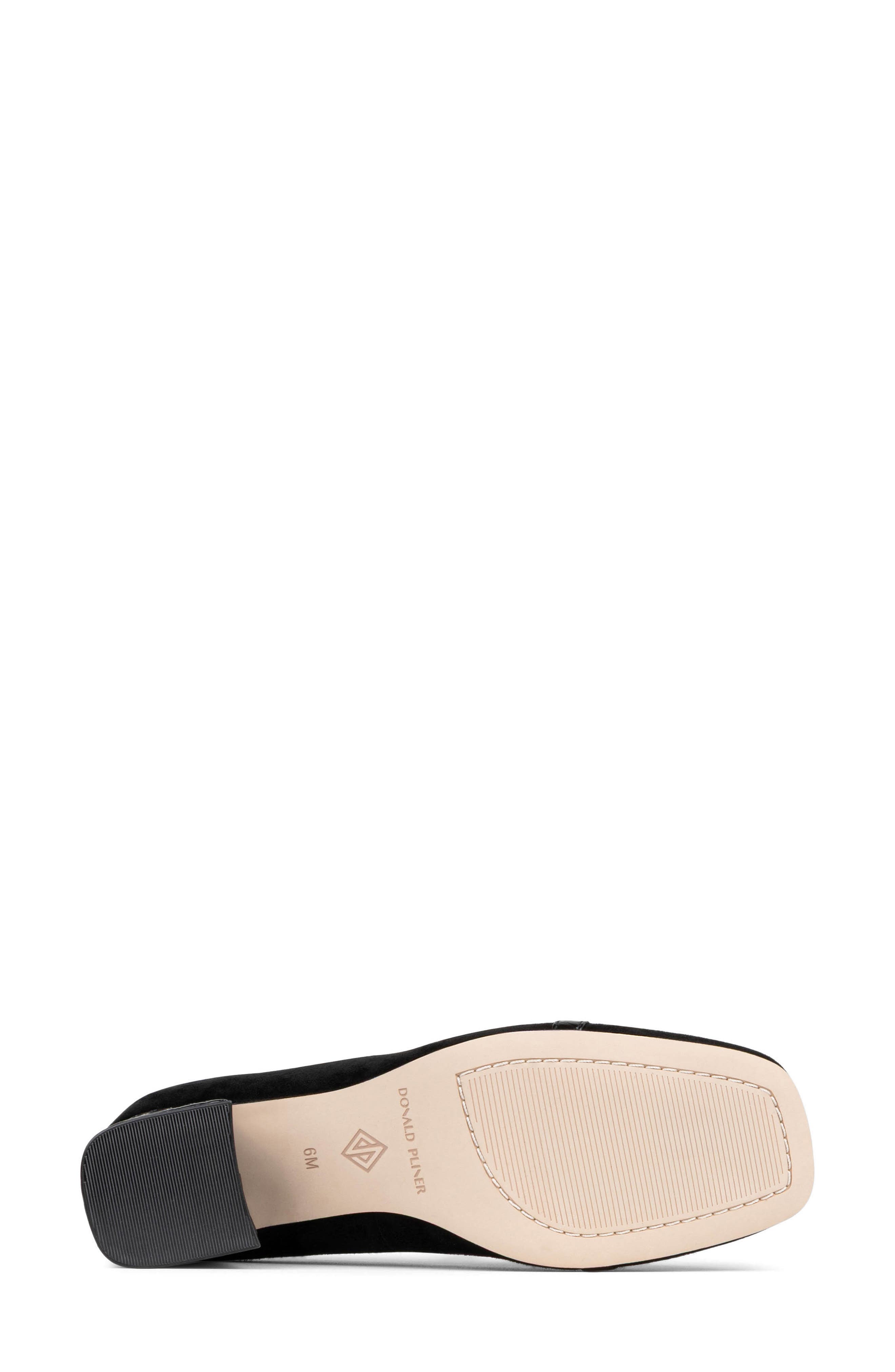 Nancie Leather Tassel Pump, Alternate, color, BLACK