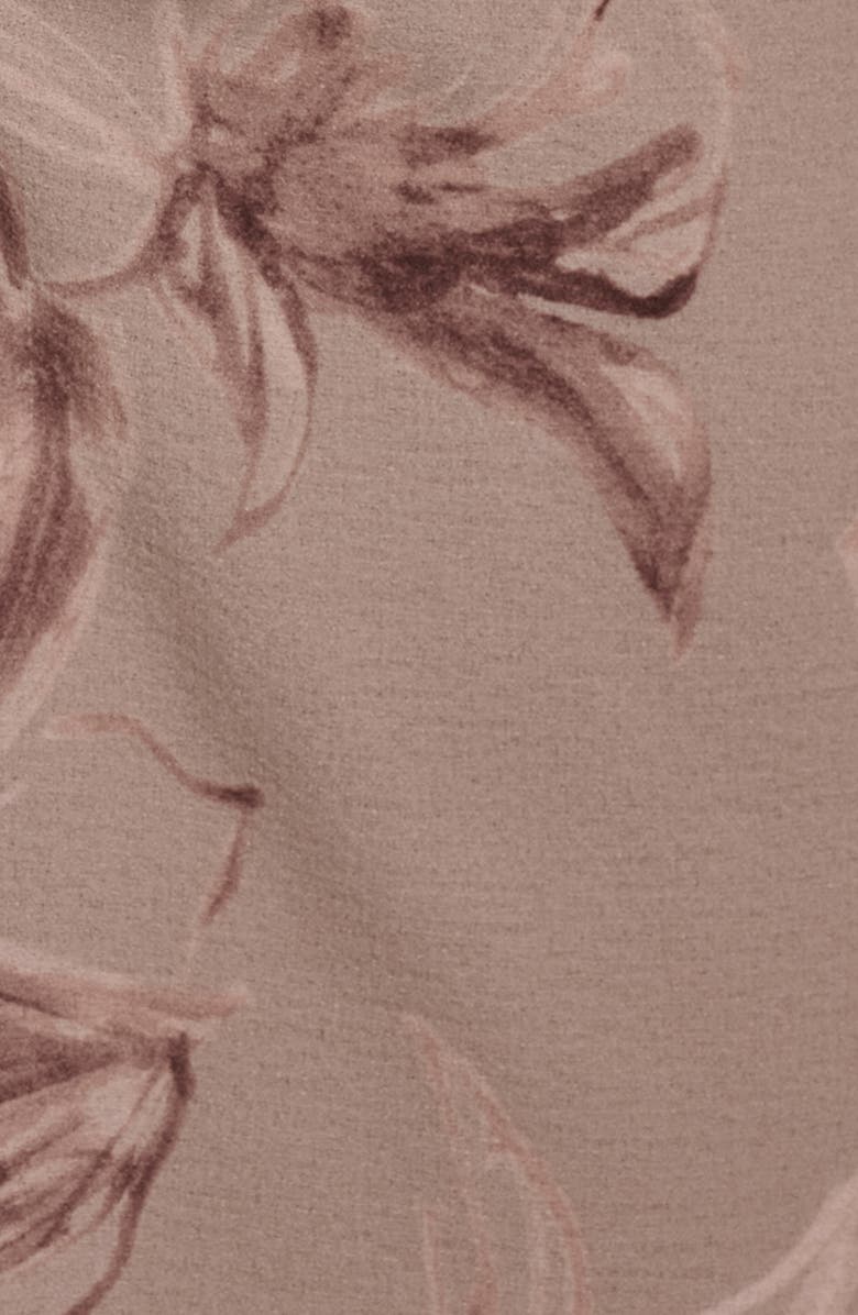 Donna Karan New York Floral Print Midi Dress, Alternate, color, Nolita Combo