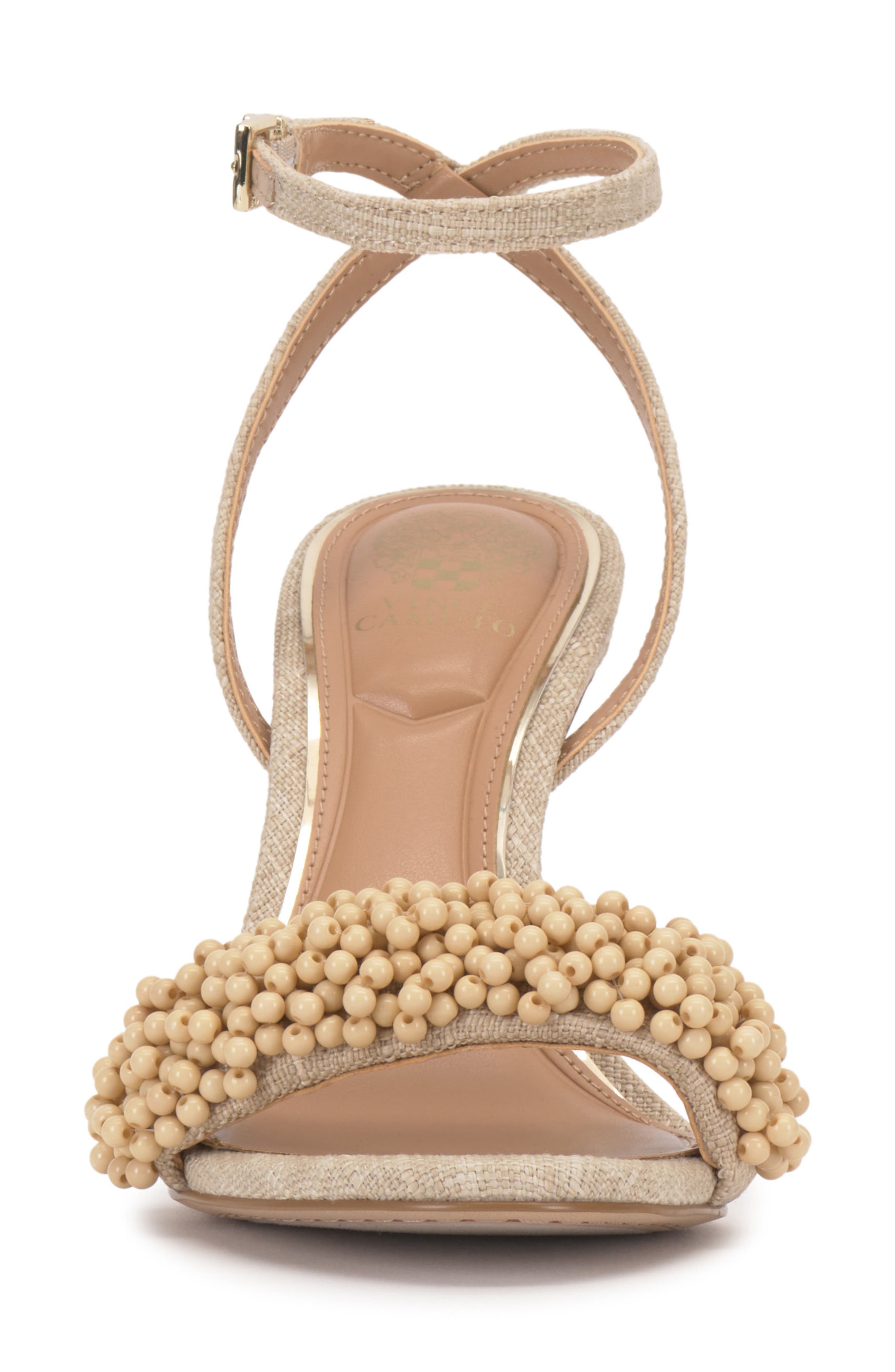 Vince Camuto Arleem Ankle Strap Sandal, Alternate, color, Natural