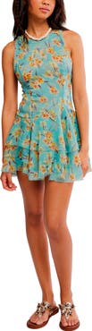 Free People Raven Print Minidress