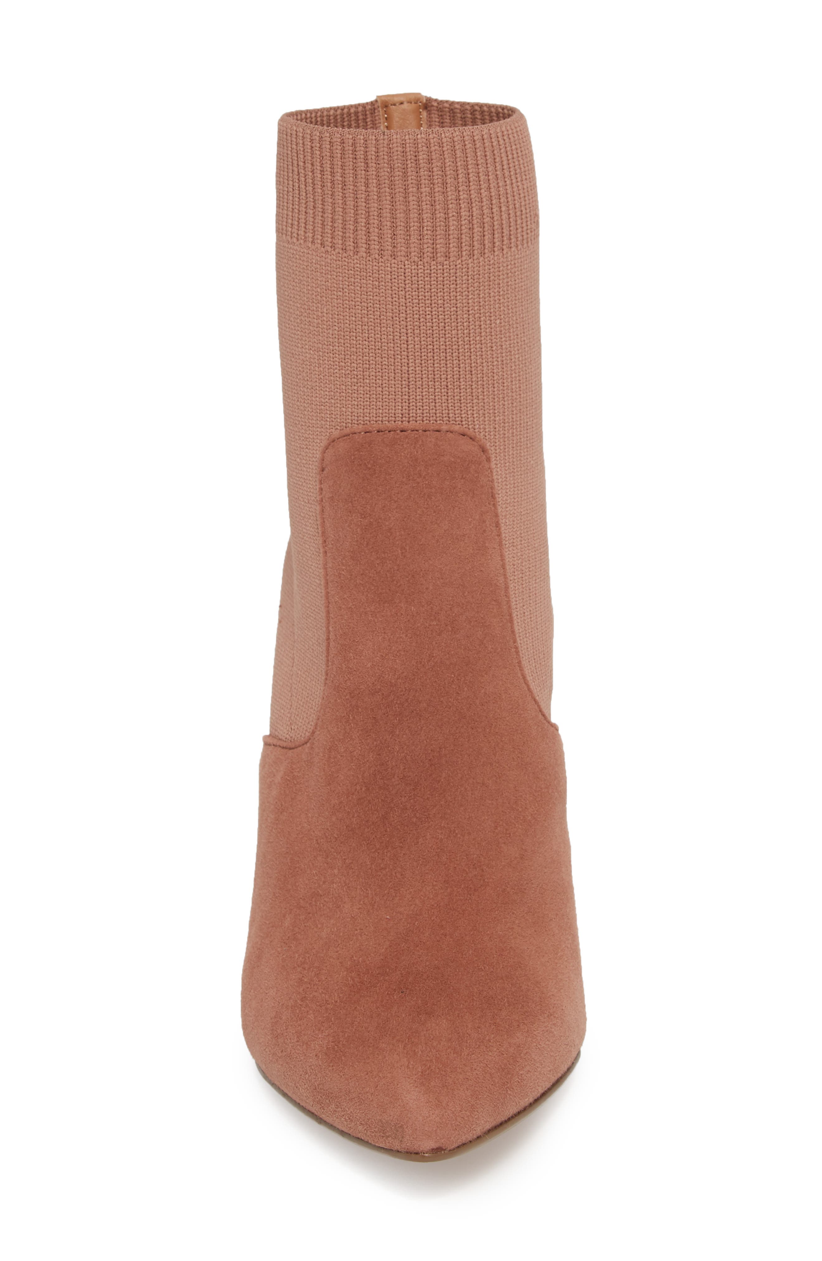 Reece Sock Bootie, Alternate, color, TAN SUEDE