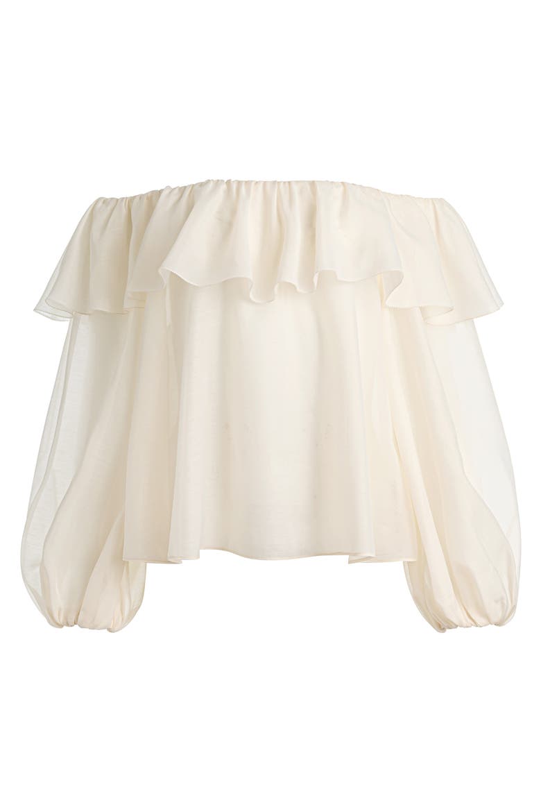 Alta Off the Shoulder Top, Alternate, color, CHINO