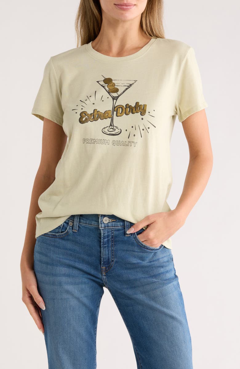 Lucky Brand Extra Dirty Graphic T-Shirt, Main, color, Alfalfa