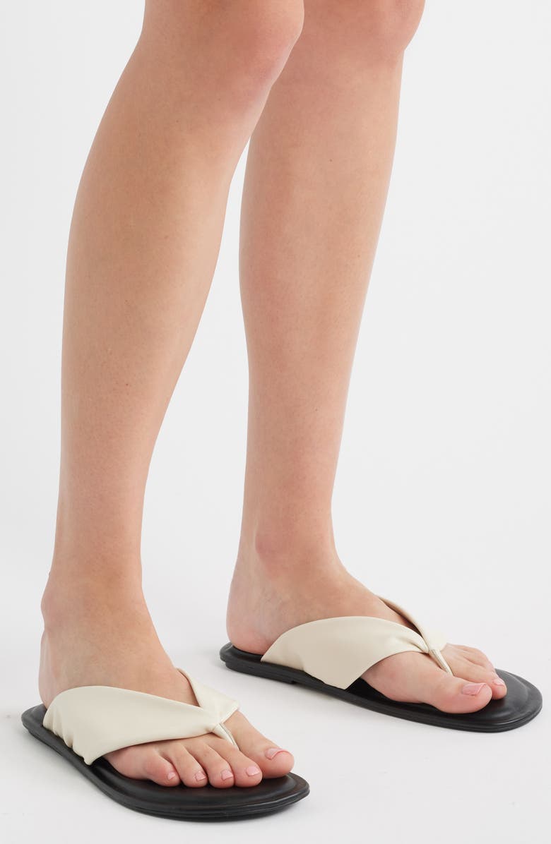 Nordstrom Sage Thong Sandal, Alternate, color, Ivory Vanilla