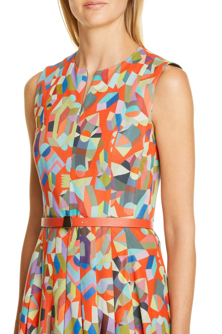 Summer Print Cotton Voile Dress, Alternate, color, MULTICOLOR