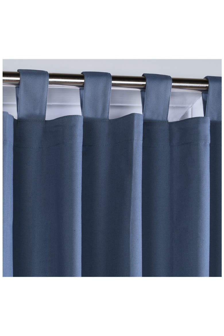Indoor Cotton Panel Curtain, Alternate, color, BLUE