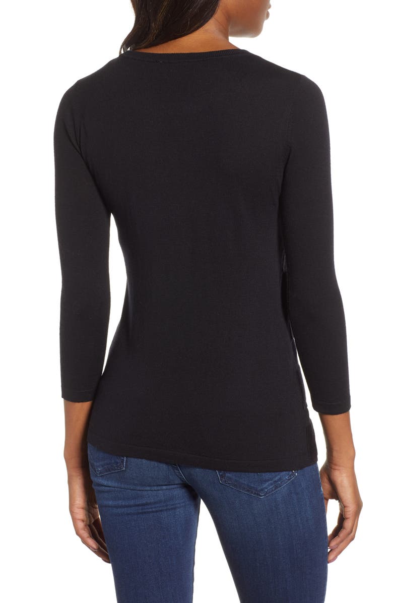 Vince Camuto Zigzag Sweater, Alternate, color,