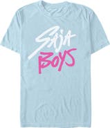 KPop Demon Hunters Men's KPop Demon Hunters Saja Boys Logo  Graphic T-Shirt