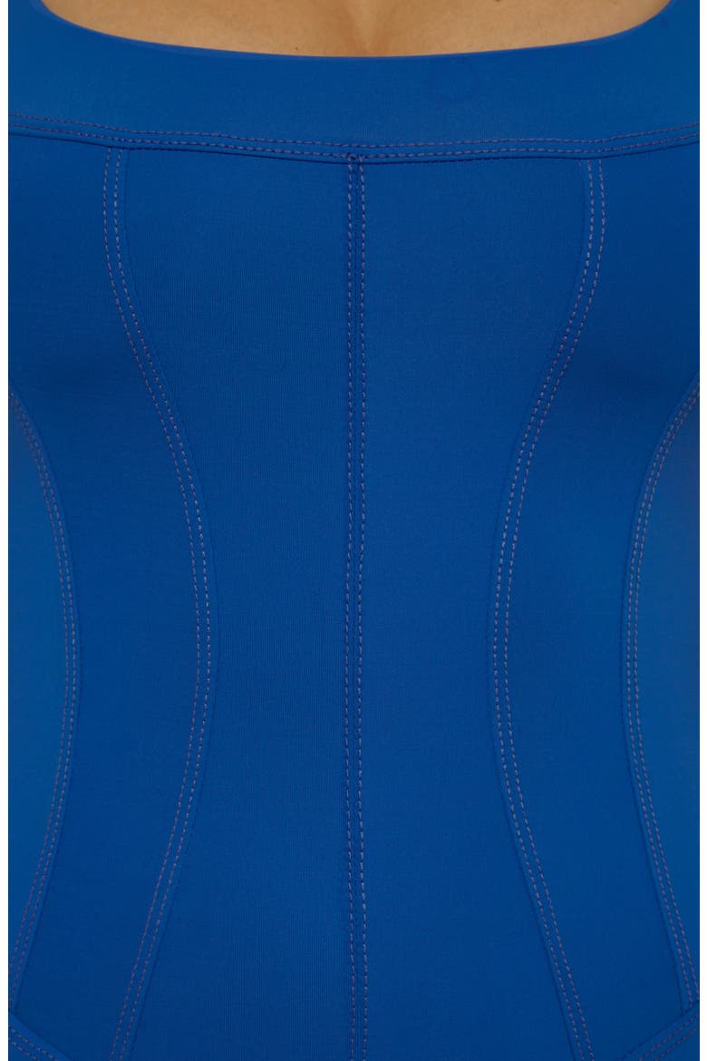 Halter One-Piece Swimsuit, Alternate, color, LAPIS