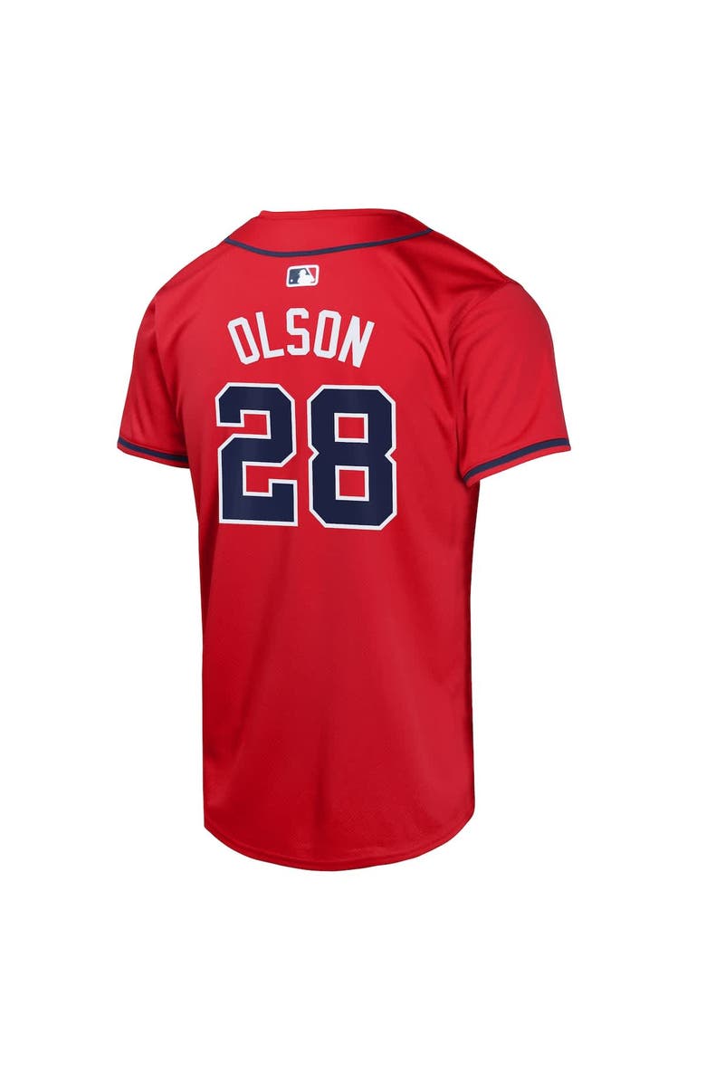 Nike Youth Nike Matt Olson Red  Atlanta Braves Alternate Limited Player Jersey, Alternate, color, 