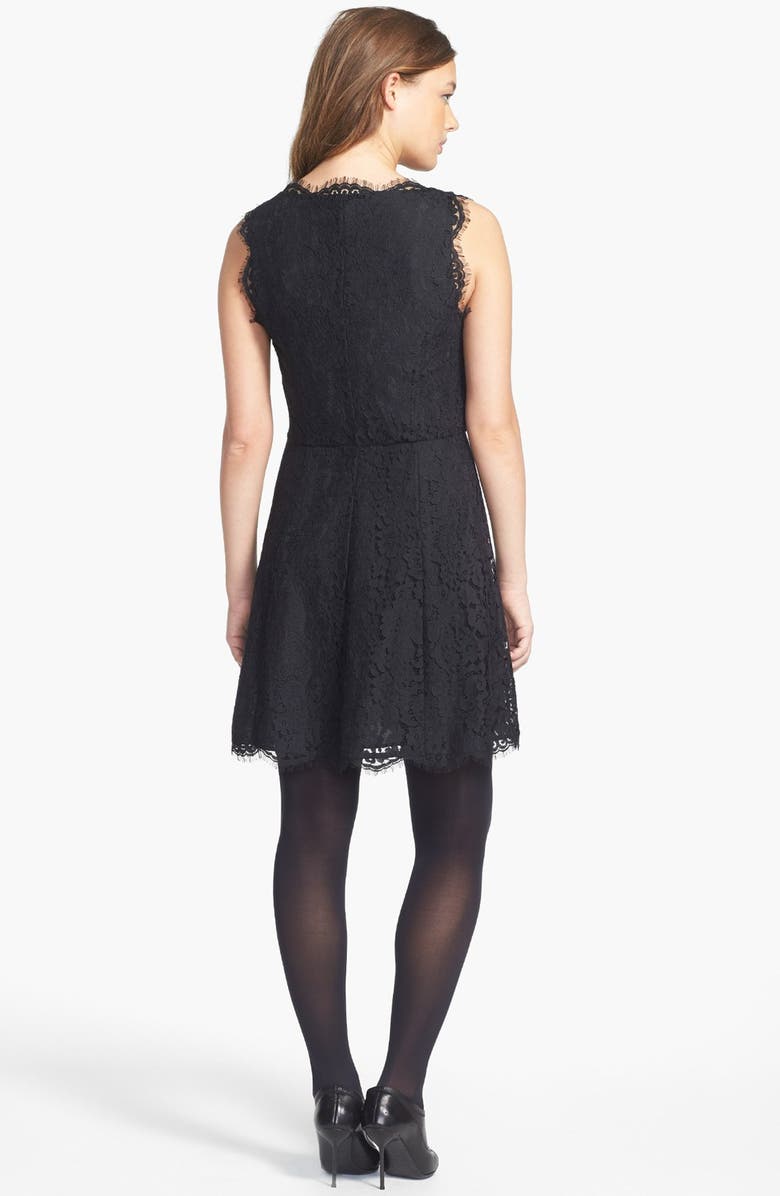 Joie Nikolina B. Lace A-Line Dress, Alternate, color, 