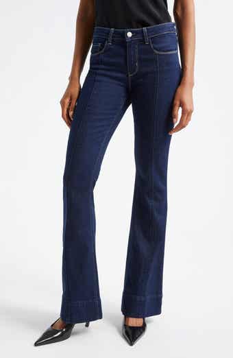 L'AGENCE Lenora Front Seam Flare Leg Jeans