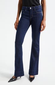 L'AGENCE Lenora Front Seam Flare Leg Jeans