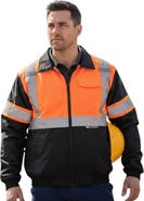CANADA WEATHER GEAR Men's Hi-Visibility Work Jacket