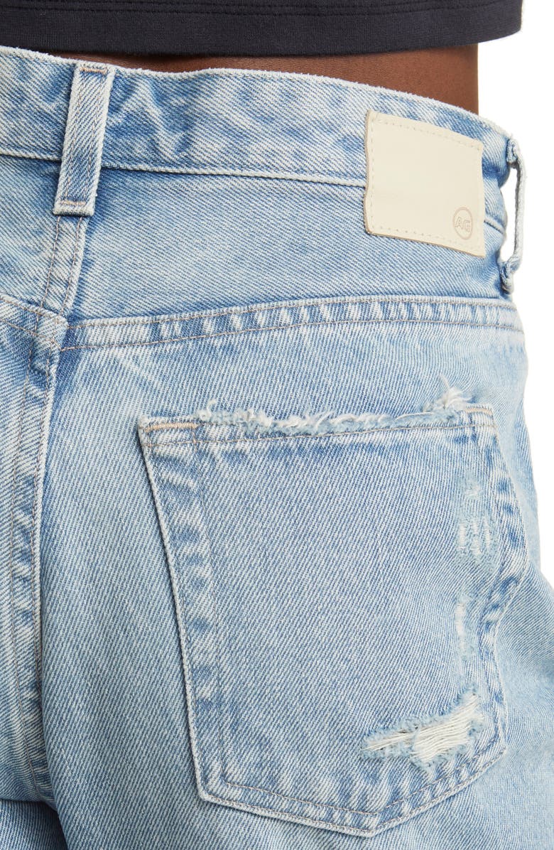 AG Kinsley Ripped High Waist Ankle Flare Jeans, Alternate, color, Idyllic Destructed