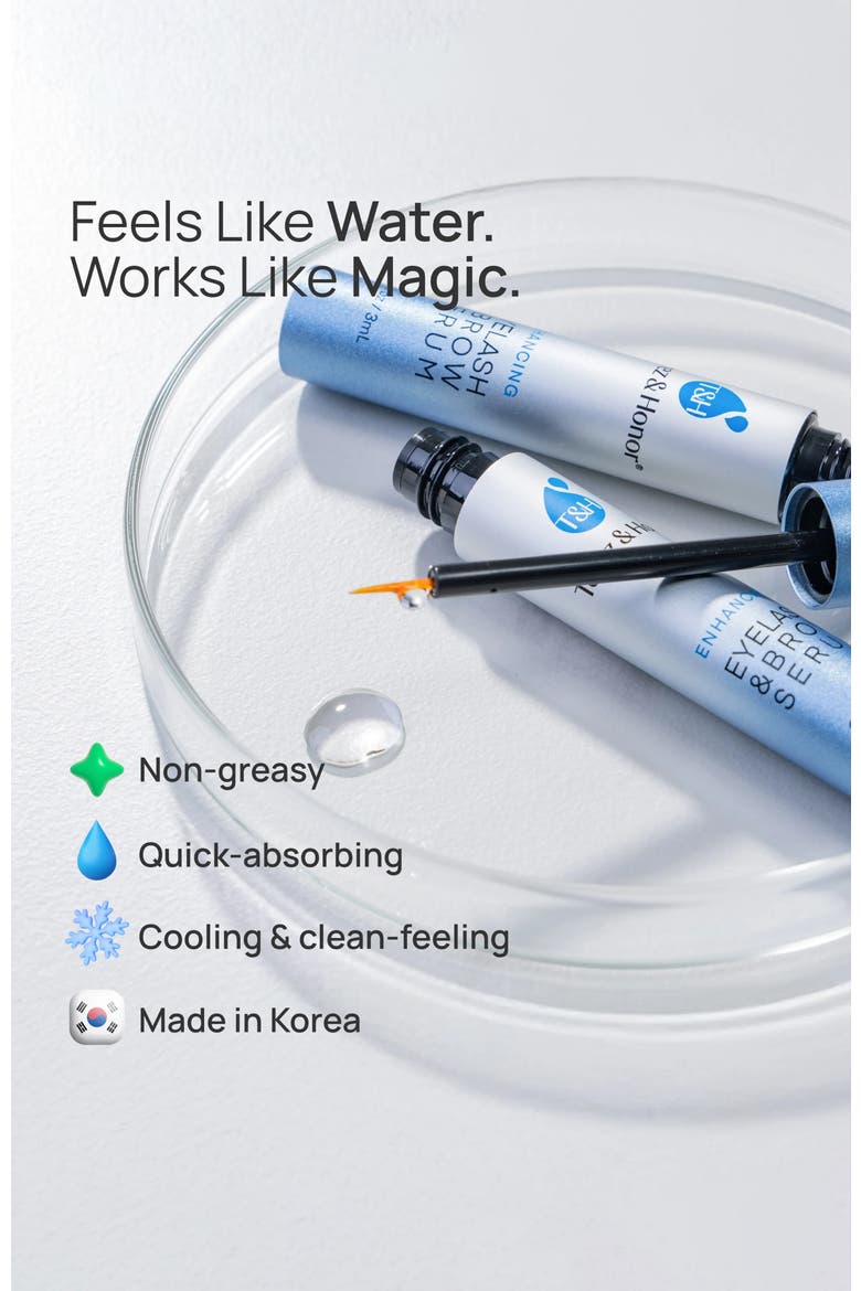 Enhancing Eyelash and Brow Serum, Alternate, color, Blue, White