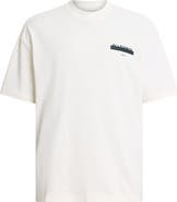 AllSaints Redact Mock Neck Graphic T-Shirt