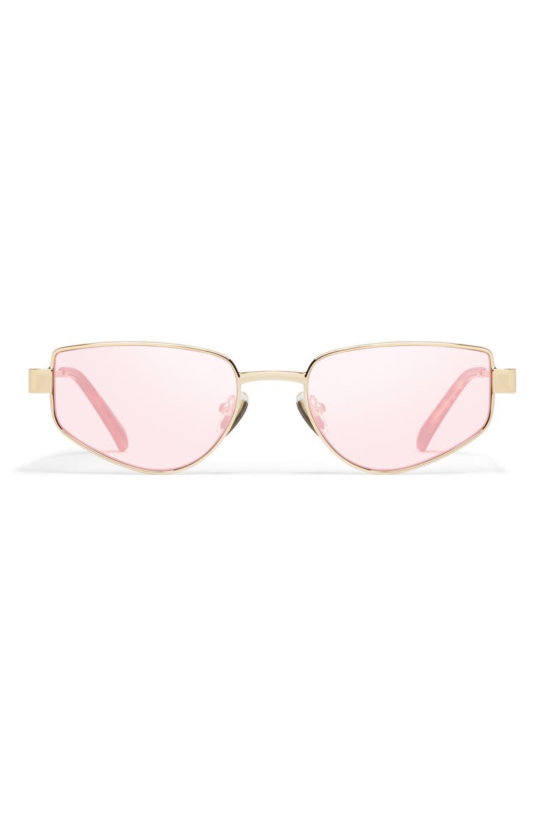 Hit Single 54mm Cat Eye Sunglasses, Main, color, GOLD/ DIGI PINK