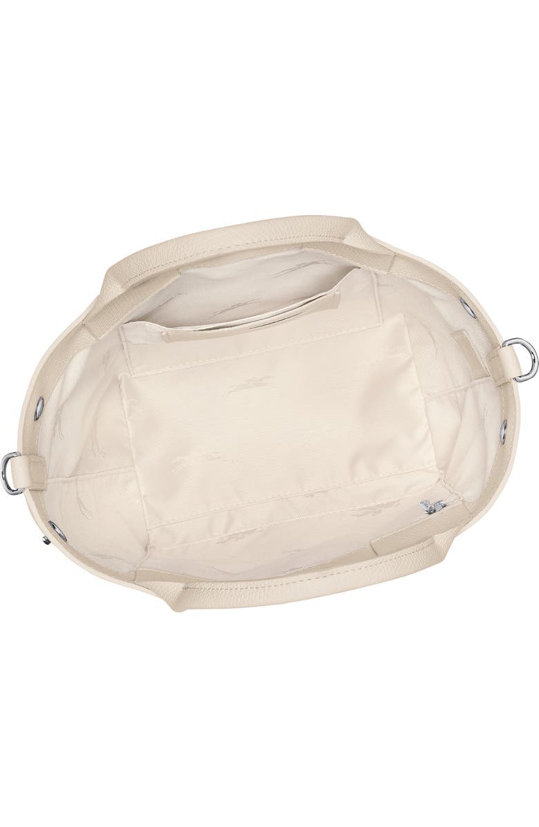 Longchamp Small Le Roseau Leather Tote, Alternate, color, Paper