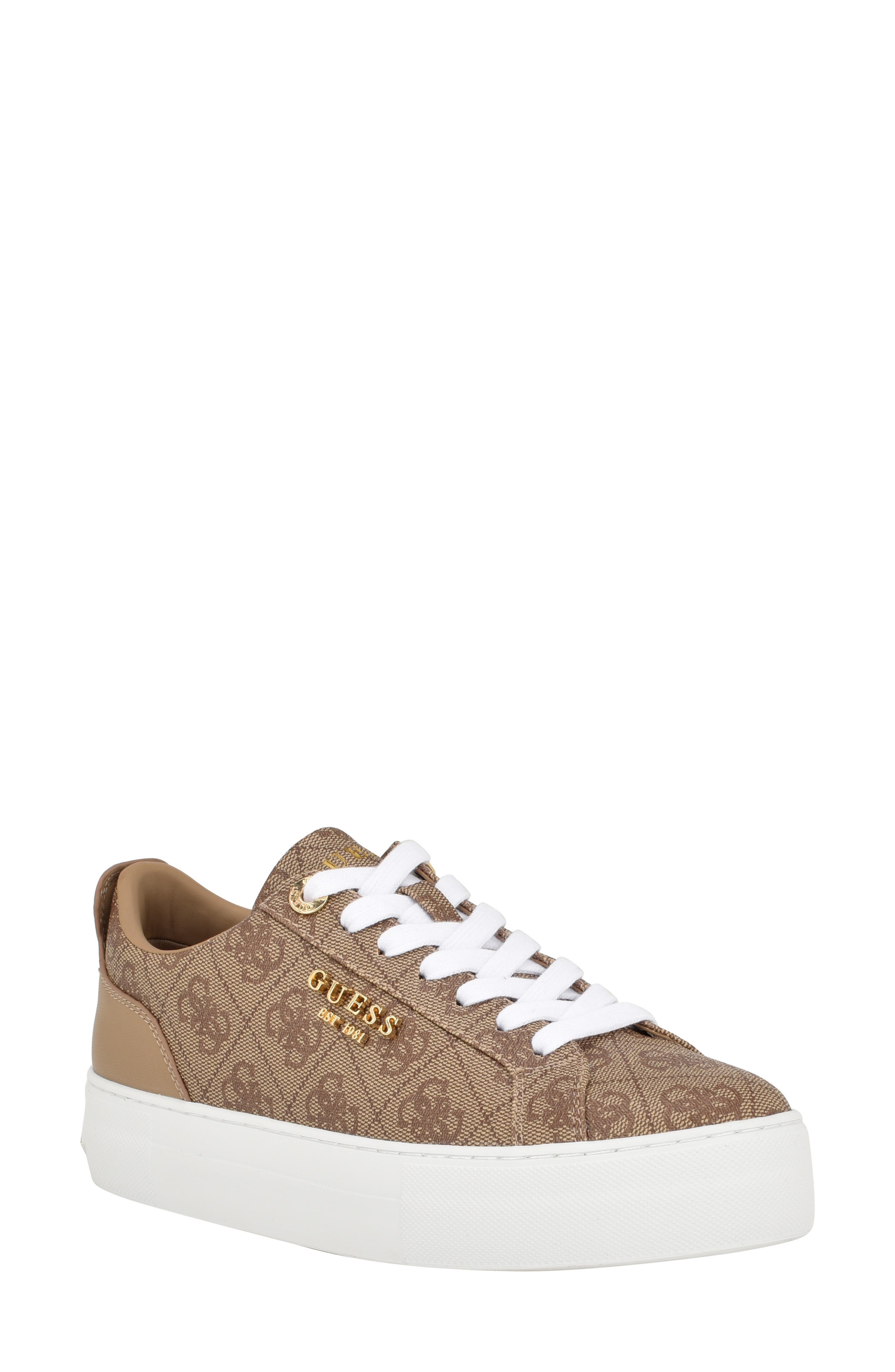 GUESS Genza Platform Sneaker, Main, color, 