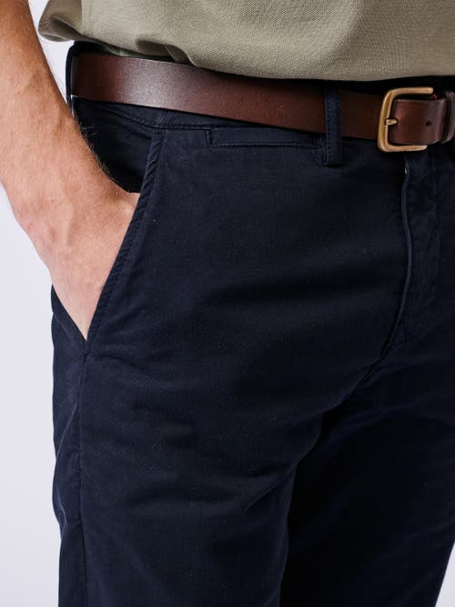 Aubin Witham Stretch Chino Pants In Blue