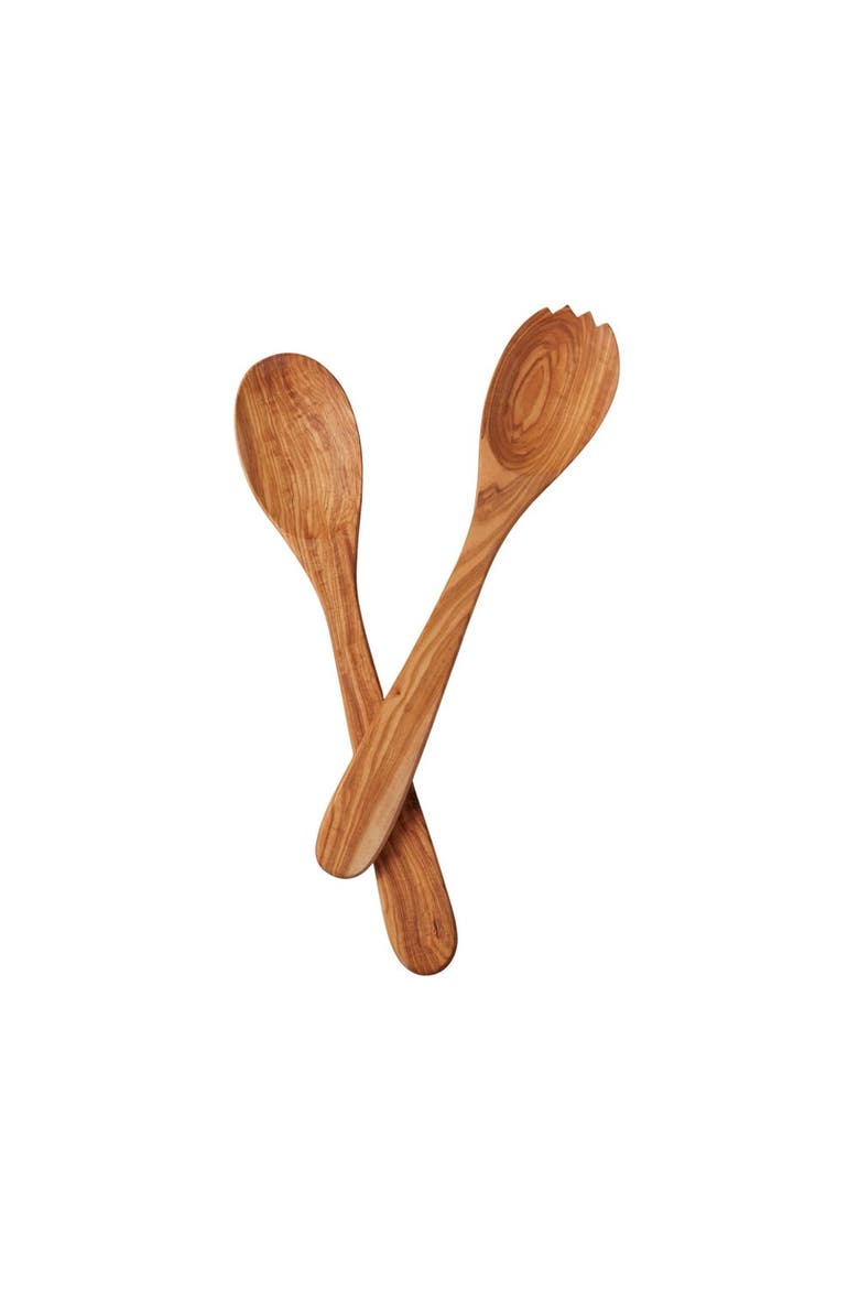 Olive Wood Serving Set, Main, color, Olive