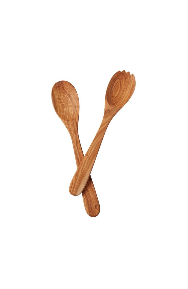 Be Home Olive Wood Serving Set, Main, color, Olive