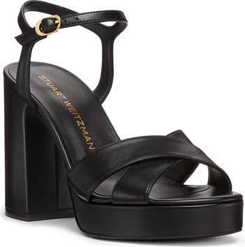 Leather platform shops sandals