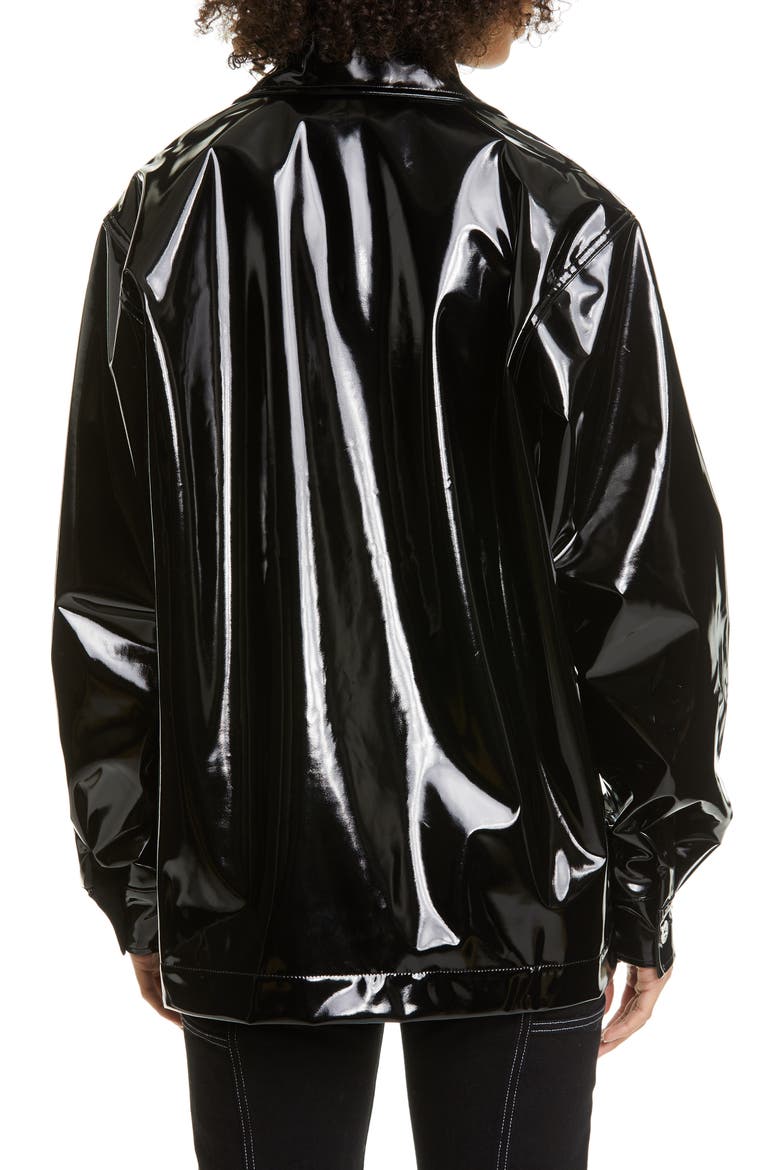 Chagos Oversize Cotton Blend Coat, Alternate, color, BLACK