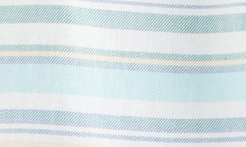 Tucker + Tate Kids' Stripe Cotton Twill Drawstring Shorts In White Amalfi Stripe