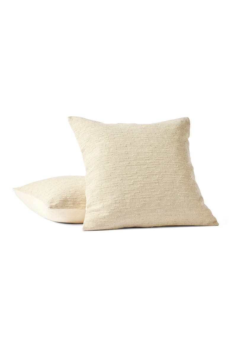 Toro Canyon Organic Cotton Accent Pillow, Main, color, UNDYED/ PINE