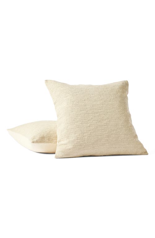 Coyuchi Toro Canyon Organic Cotton Accent Pillow In Undyed/pine