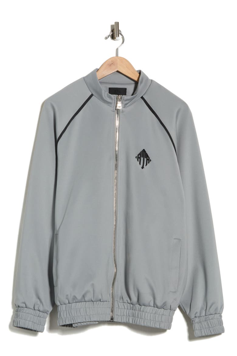Lewis Track Jacket, Alternate, color, STONE GREY