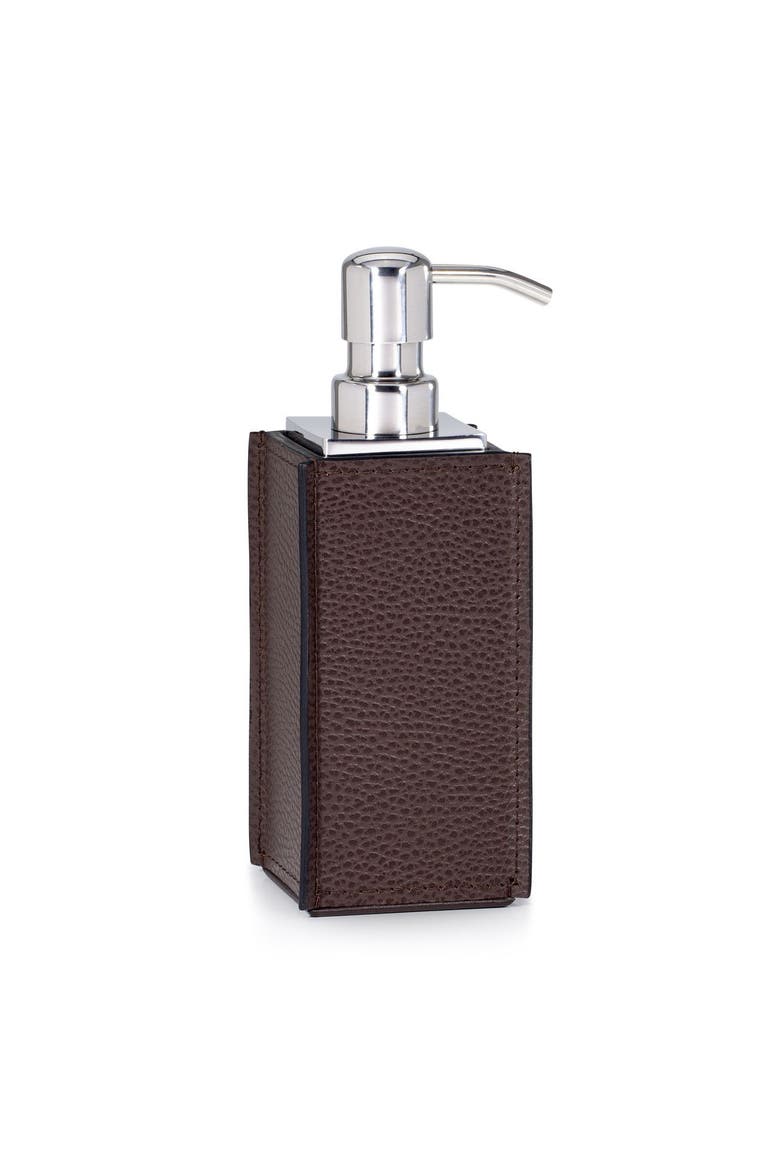 Piega Lychee Brown Pump Dispenser, Main, color, BROWN
