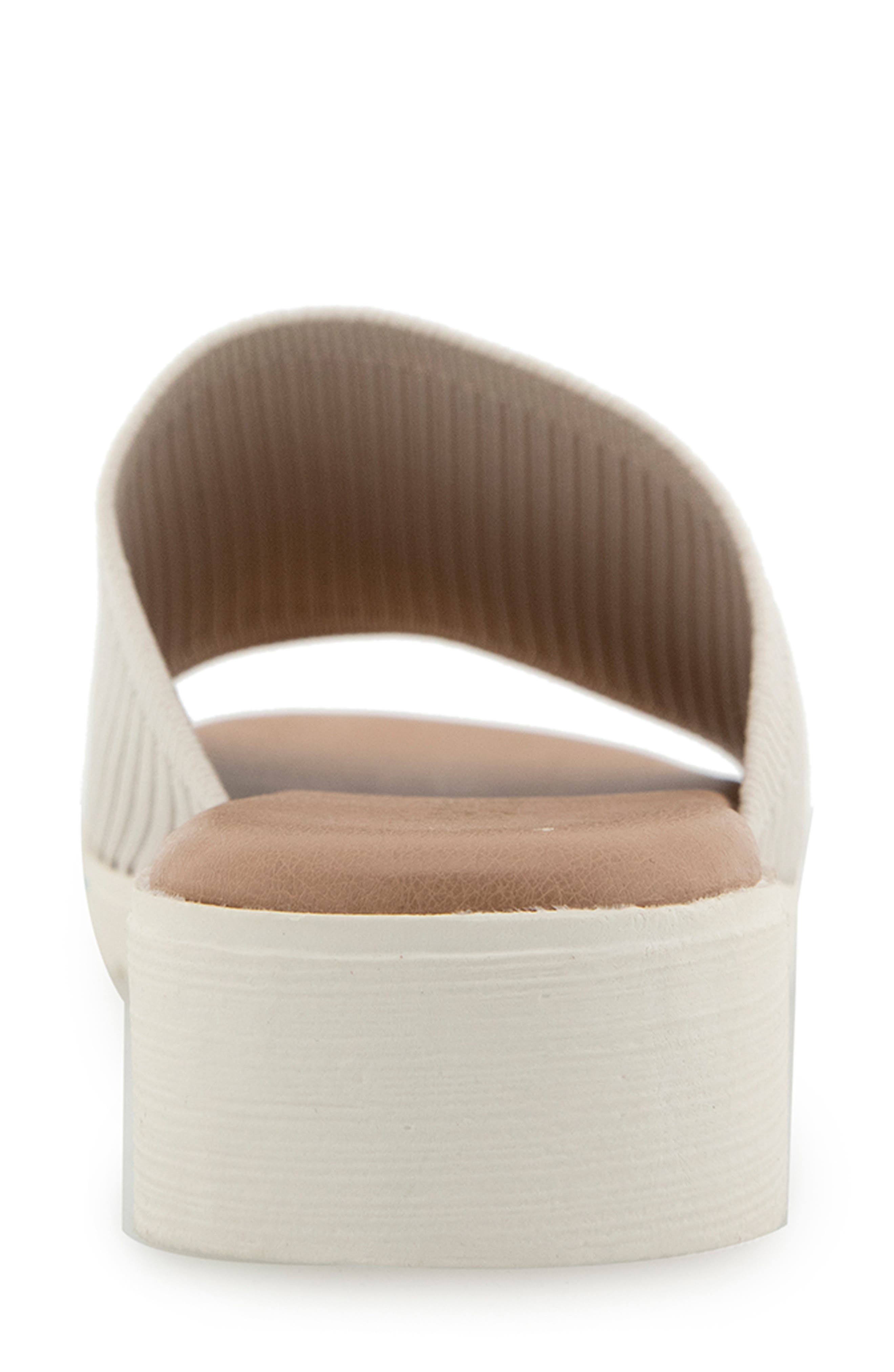 Kensie Ellie Wedge Slide Sandal, Alternate, color, Beige