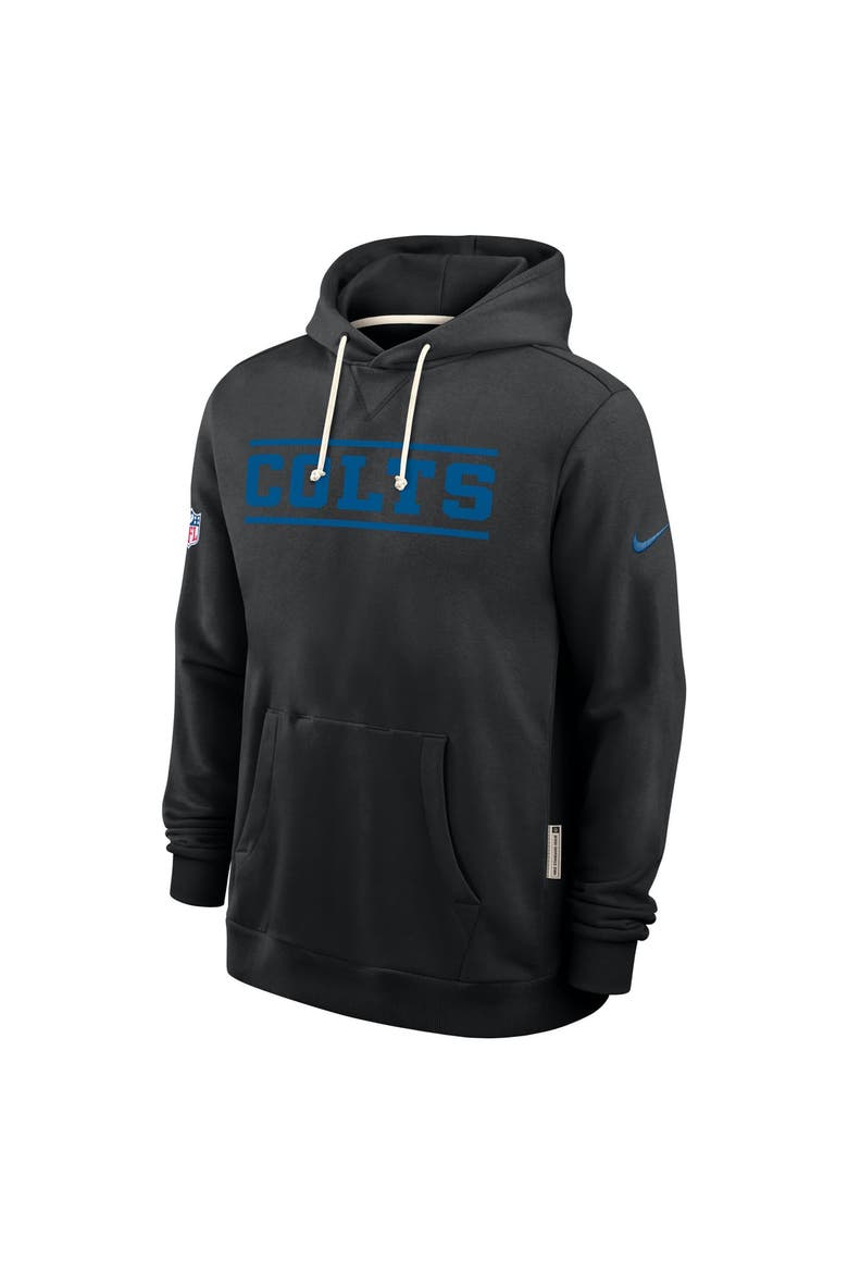 Men's Nike Black Indianapolis Colts Standard Issue Replay Officials Alternate Dri-FIT Hoodie, Alternate, color, Black