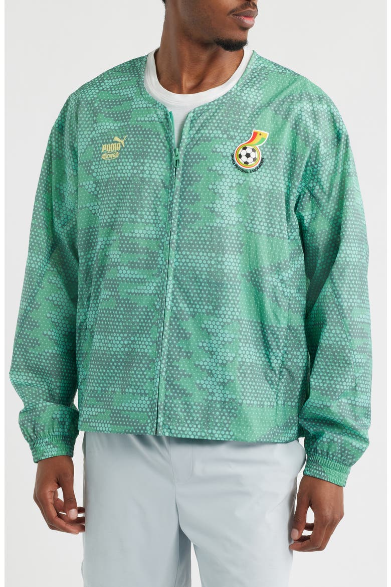 x GFA x Salehe Bembury Jacket, Alternate, color, JADE FROST