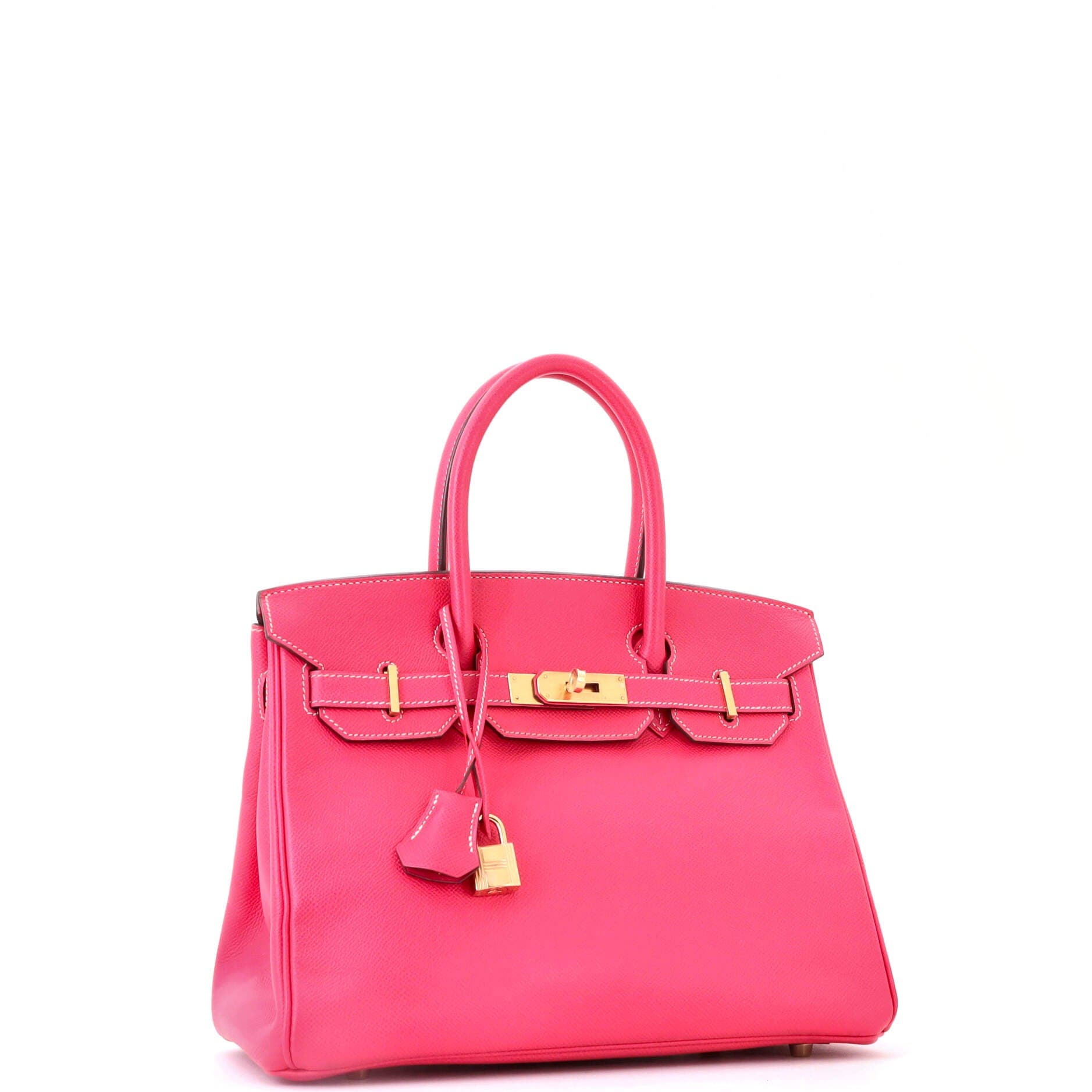 Birkin Handbag Pink Epsom with Gold Hardware 30, Alternate, color, Pink
